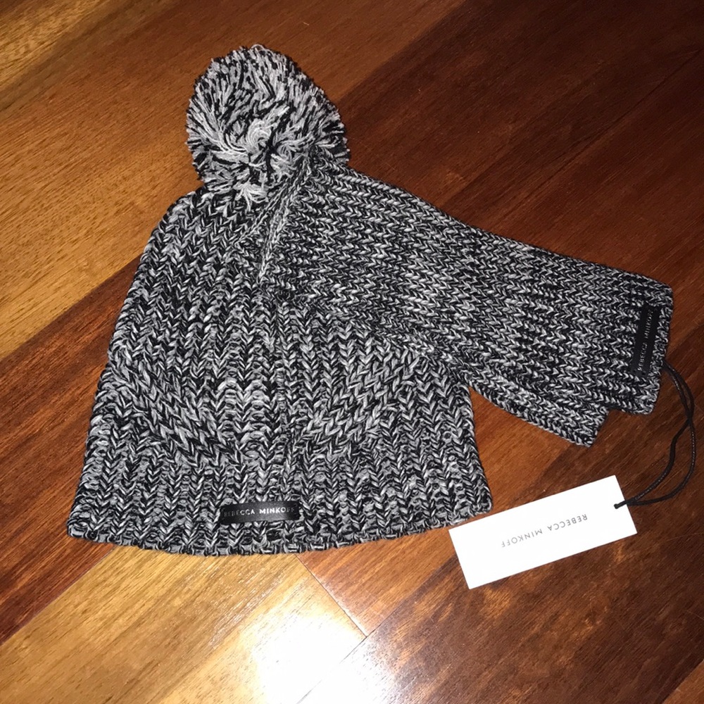 Rebecca Minkoff Matching Hat and Arm Warmers